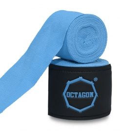 Bandáže boxerské Octagon Fightgear Supreme Basic 3m light blue