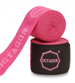 Bandáže boxerské Octagon Fightgear Supreme Printed 3m pink