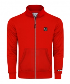 Mikina Octagon Small Logo ZIP red