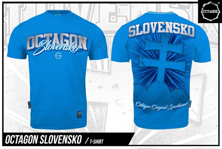 Triko Octagon SLOVENSKO blue